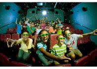 Lüks Ticari 4D Tiyatrosu, 7.1 Ses Ile 4D Sürükleyici Film Sinema Özel Efekt 3dof Elektrik Platformu 4D Tiyatro