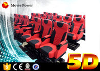 Elektrikli Hareket Platformu ile 24 Koltuklar Dinamik Tiyatro Büyük 5D Sinema