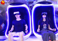 Sihirli 9D VR Yumurta simülatörü Çift Koltuklar VR Roller Coaster Kapalı eğlence