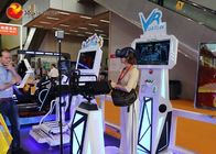 9D VR ekipman kapalı çekim simülatörü ayakta tek oyuncu