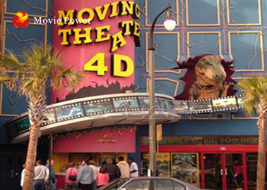 Tema Parkı için Büyük Ekran Sis Koku Yangın 4-D Sinema Tiyatro Simülasyon