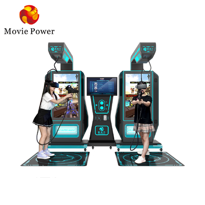 Sanal Gerçeklik Kapalı 9d Vr Arcade Atış Oyunu Makini kat Vr Super 2 oyuncu silah simülatörü Alışveriş merkezi için