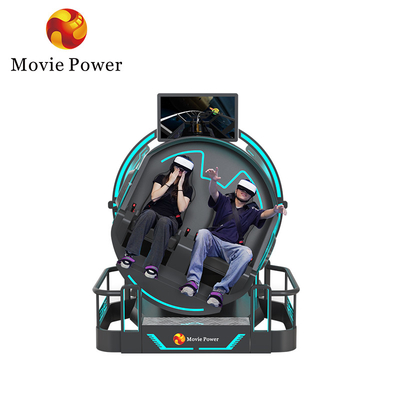 VR 360 2 Koltuk 9d Roller Coaster VR Makineleri 360 Dönüm Vr Sinema 360 Derece Uçan Sandalyeler Simülatörü