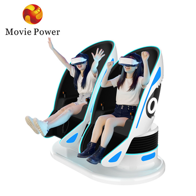 Alışveriş merkezi 9D Yumurta Sandalye Roller Coaster Simülatör Sanal Gerçeklik Oyun Makinesi Dinamik Koltuklar
