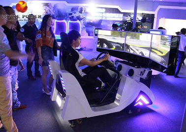9d Sinema Üç Ekran Araba Yarışı Oyunu Makinesi 360 Derece Yarış Arabası F1 Yarış
