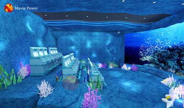 Tema Parkı Okyanus Tasarımı 4d Hareket Tiyatrosu 20-200 Koltuk