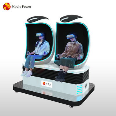 360 Derece Yumurta 9D VR Sinema Simülatörü İnteraktif Sanal Gerçeklik Ekipmanı 3 koltuk