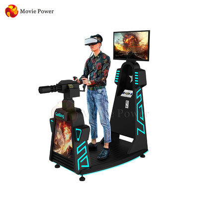 360 Derece Ayakta İnteraktif 9d Vr Arcade Oyun Atış Makinesi Simülatörü