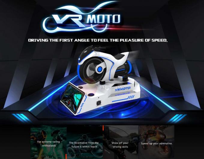 Etkileyici Çılgın Sürüş Simülatörü kapalı 9d VR Yarış Oyun Makinesi 0