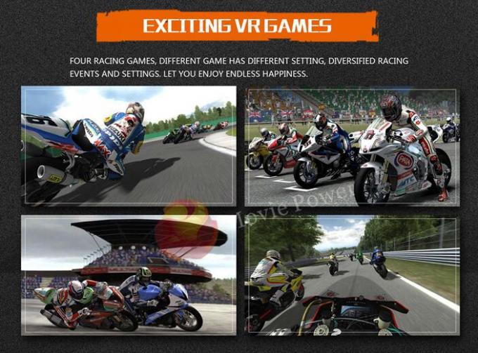 9d Yarış Oyunu VR Motosiklet Simülatörü CE sanal gerçeklik yarış simülatörü 1