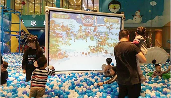 Çocuk Kapalı Oyun Alanı Sanal Gerçeklik Sihirli İnteraktif Duvar Projeksiyon Oyunu 0