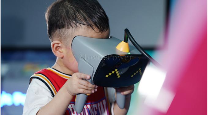 Çocuklar Sanal Gerçeklik Oyun Makinesi Denizaltı Macera Saplı VR Kask 1