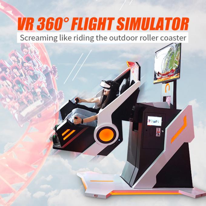 720 Derece Uçuş Simülatörü Oyun Koltuğu Kapalı Sanal Gerçeklik Makinesi 0