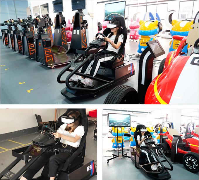 Alışveriş Merkezi Eğlence Araba Sürüş Simülasyon Koltuğu VR Oyun Simülatörü 0