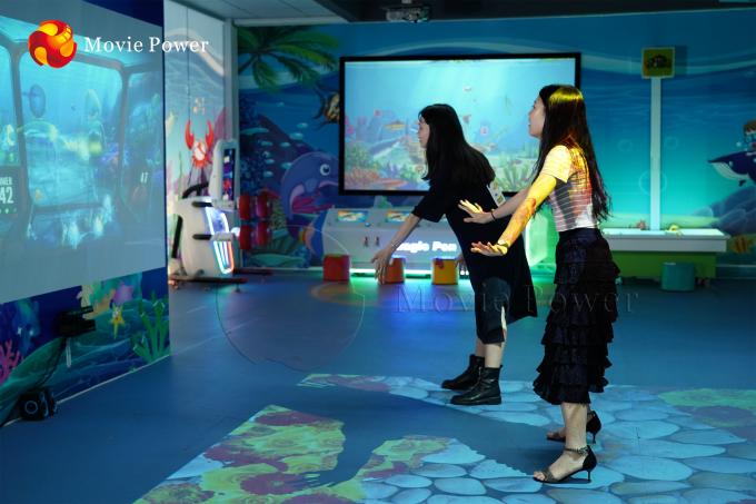 Eğlence Parkı Eğlence Etkileşimli 3d Hologram Zemin Çocuk Oyun Sistemi 0