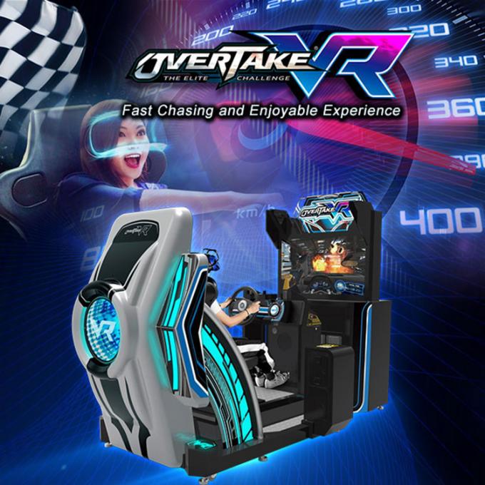 Arcade Oyunu 9d Sürüş Simülatörü Jetonlu Çocuklar Araba Yarışı Oyunları Makinesi 0