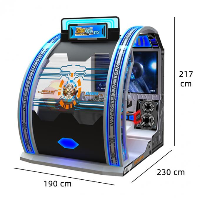Eğlence Jetonlu 3D Ekran Arcade Silah Atış Oyun Makinesi 4