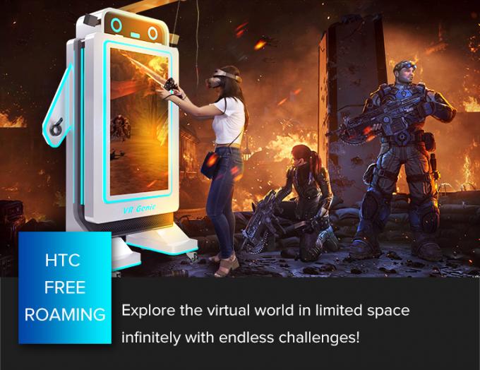 Film Gücü VR Oyun Ekipmanları Jetonlu 9D Etkileşimli Oyun Simülatörü 1
