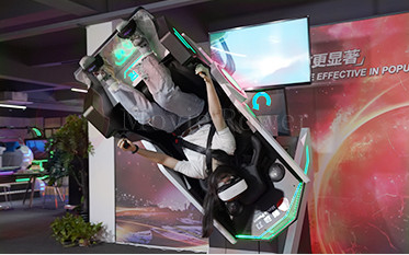 3D 9D VR Sinema Sanal Gerçeklik Roller Coaster 360 Dönen Vr Sandalye Uçuş Simülatörü Oyun Makinesi 5