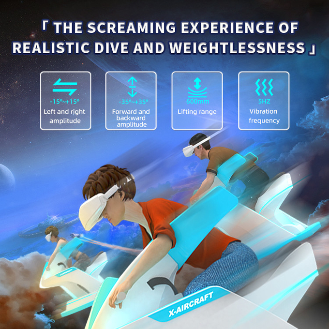 2 Koltuklu Vr Uçuş Simülatörü Full Sense 9d Sanal Gerçeklik Oyun Sineması 3