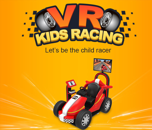 Çocuklar 9D Sanal Gerçeklik Sürüş Simülatörü Eğlence İçin Çok Oyunculu Araba Yarışı Oyunu 0