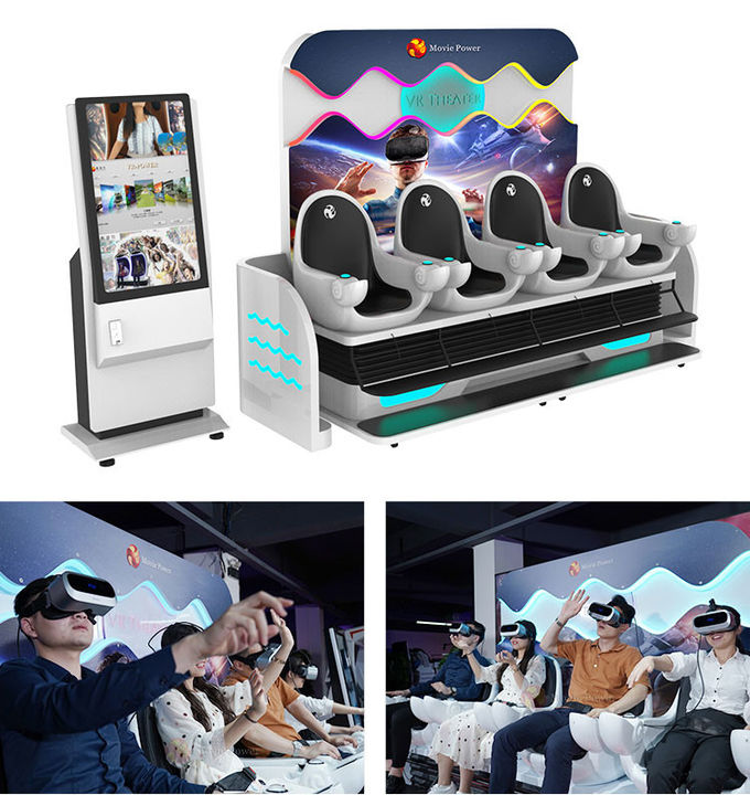 En Gerçek Sanal Gerçeklik Deneyimi 9D VR Yumurta Sandalye Sinema Simülatörü 9D VR 0