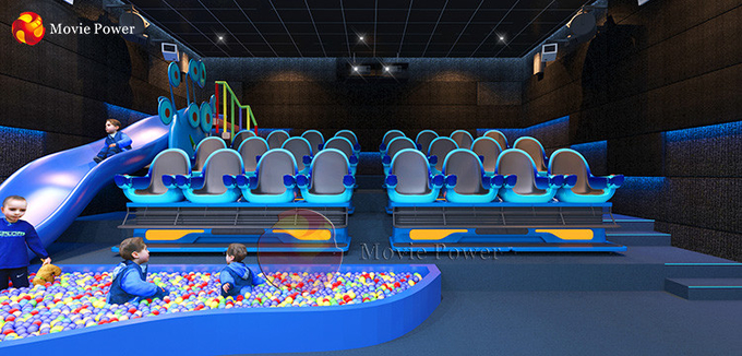 Çocuk Eğlence Tiyatrosu Okyanus Temalı Sinema 4d 5d 7d Alışveriş Merkezi için XD Sinema 0