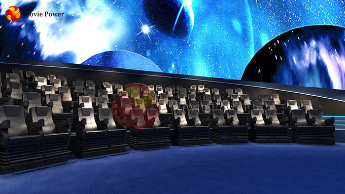 Eğlence 9D Simülatörü 4D Sinema Sistemi Hareketli Sandalye VR Ekipmanı Sinema Salonu 0