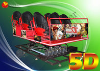 Özelleştirilmiş 6 DOF Elektrikli Platform 5d Sürüş Simülatörü 5 D Tiyatro
