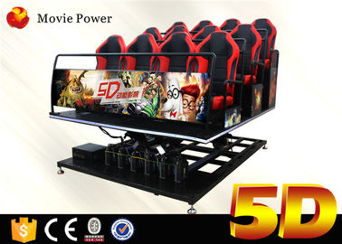 Yüksek Simüle 5D Sinema 6 Koltuklu 4D Sinema Sistemi
