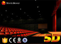 Büyük Kavisli Ekran 4D Sinema 2-200 Koltuk Duygusal ve Özel Efektler