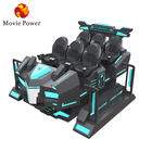 Fiberglas 9D VR Çekim Sineması 6 Kişilik VR Sandalye Roller Coaster Arcade Oyun Simülatörü