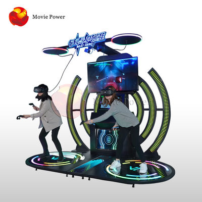0.6kw Kapalı Eğlence Sanal Gerçeklik Simülatörü Vr Arcade Müzik Oyun Makinesi