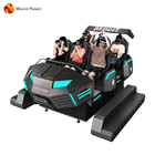 Tema Parkı Sürükleyici 9d Vr Oyun Makineleri 6 Kişilik Roller Coaster Sinema Simülatörü