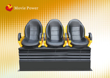 6 DOF Elektrikli Platform XD Tiyatro 7D Sinema Ekipmanları Yüzeye Darbe Su