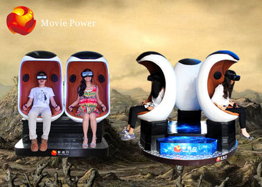Tema Parkı Jetonlu Oyun Makinesi Roller Coaster Korkunç Filmler 9d VR İki Sinema Simülatörü