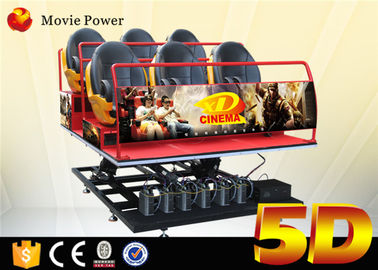 4D Motion Sinema Koltuğu ile Elektrikli Hareket Platformu 5D Projektör Sinema 5D Ev Sinema Sistemi