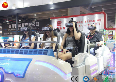 360 Döndürmeli Kask ile Çok Oyunculu Oyun Makinesi 9D VR Ailesi Sinema