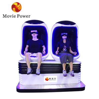 2 Oyuncu Sanal Gerçeklik 9d Yumurta Sandalyesi Vr Roller Coaster Oyun Makinesi