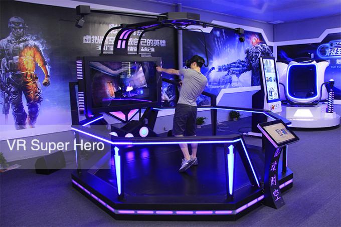 Ayakta Çekim Htc Vive Arcade Makinesi Yarış Koşu Bandı Sanal Gerçeklik Simülatörü 9d Vr Walker