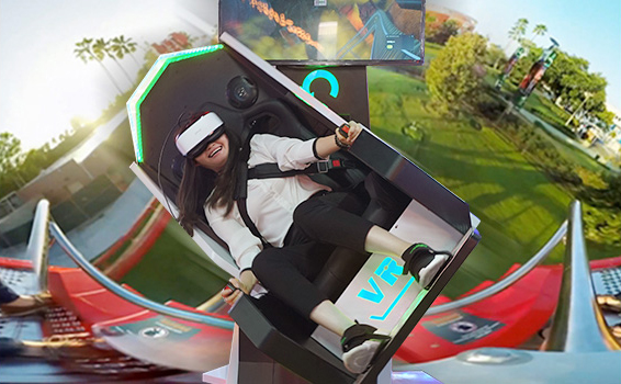 Eğlence 9d VR Oyun Makinesi Çocuk Oyuncu 360 Uçuş Simülatörü 1