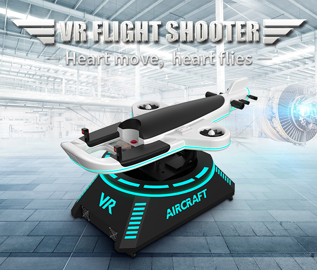 Jetonlu Eğlence Merkezi VR Simülatörü Uçuş Oyun Makinesi 0