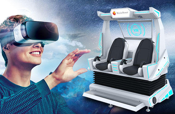 İki Sandalye 9D Yumurta VR Sinema Ekipmanları Eğlence Parkı Gezileri 0