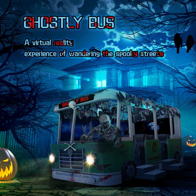 Vr Zombie Shooter Sanal Gerçeklik Simülatörü Sistemi 9d VR Ghostly Bus 0