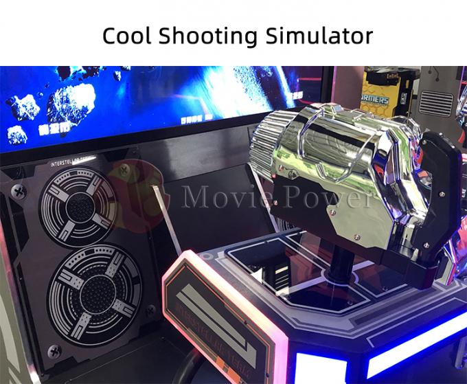 Eğlence Jetonlu 3D Ekran Arcade Silah Atış Oyun Makinesi 2