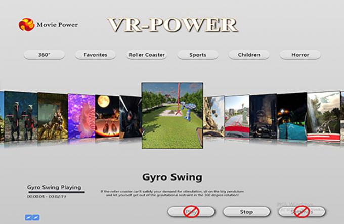 Movie Power 9D VR Sinema Simülatörü 4 Kişilik Roller Coaster Sanal Gerçeklik Arcade Oyun Makinesi 1