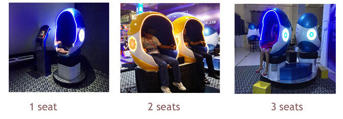 9d Vr Yumurta Sineması Vr Sinema Tiyatrosu Hareketli Sandalye Simülatörü Satılık Vr Roller Coaster 360 Alışveriş Merkezi İçin 2
