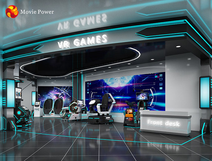VR Eğlence Parkı Ekipmanları Çocuk Oyun Alanı Sanal Gerçeklik Arcade Tema Parkı Oyun Alanı 0